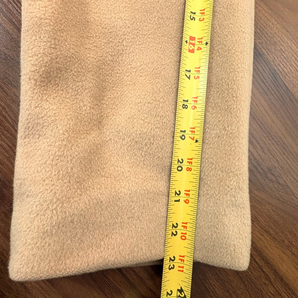 Vintage 70s Regency Cashmere Long Trench Coat 8 Camel Tan Tie Waist Old Money - Picture 9 of 12
